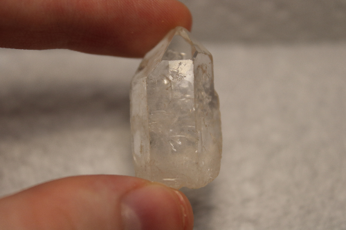 Rough clear crystal.